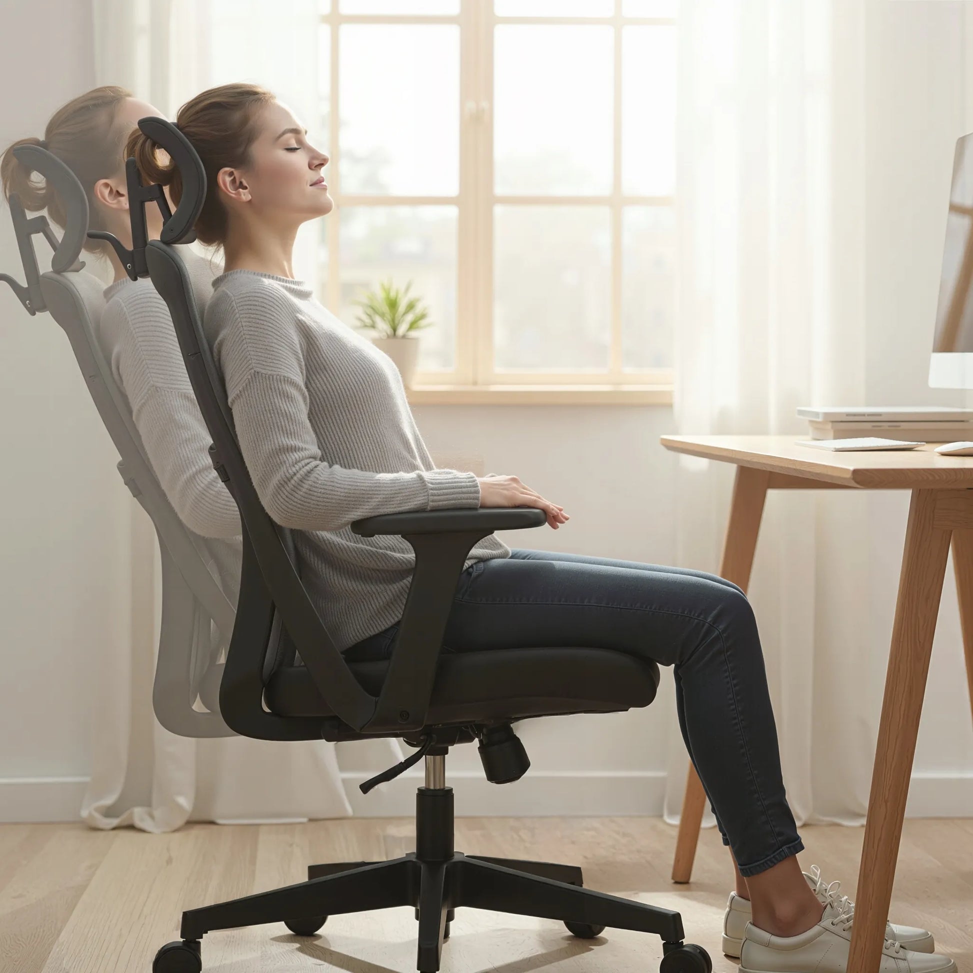 Ergonominė biuro kėdė Boste - patogi, reguliuojama, sukamoji