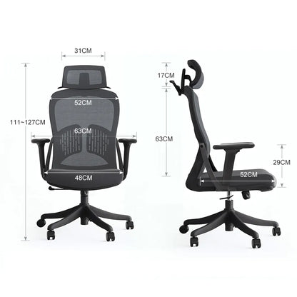 Ergonominė biuro kėdė Boste - patogi, reguliuojama, sukamoji