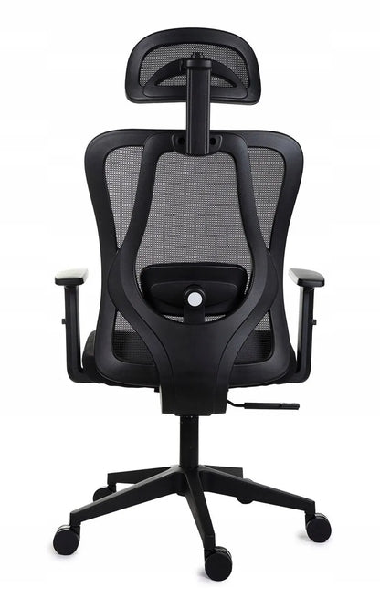 Ergonominė biuro kėdė FXB004 su reguliuojamais porankiais ir galvos atrama, BHP