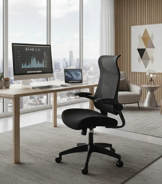 Ergonominė biuro kėdė GIOSEDIO FHX004, reguliuojami porankiai, BHP standarto