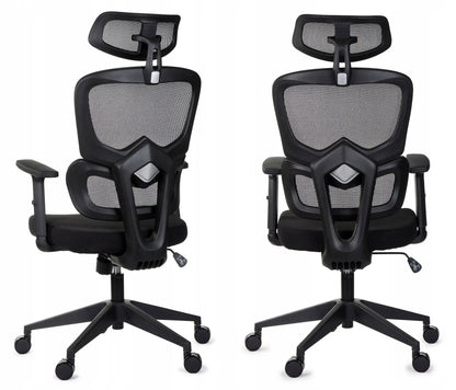 Ergonominė biuro kėdė GIOSEDIO FXA004 su reguliuojamais porankiais, atitinkanti saugos reikalavimus