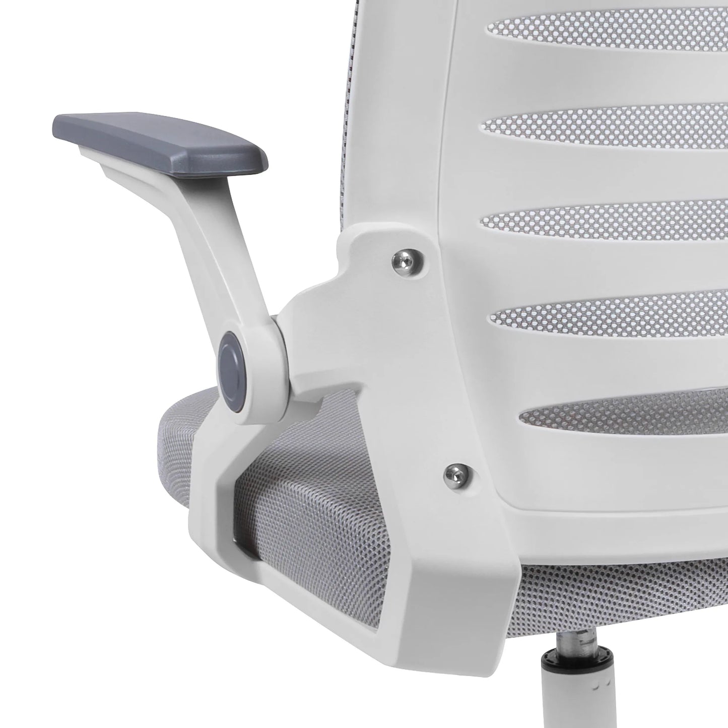 Ergonominė biuro kėdė KRAKEN Kredo su ratukais ir reguliavimu, pilka