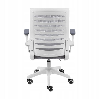 Ergonominė biuro kėdė KRAKEN Kredo su ratukais ir reguliavimu, pilka