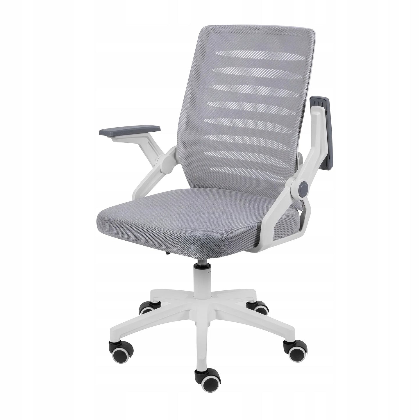 Ergonominė biuro kėdė KRAKEN Kredo su ratukais ir reguliavimu, pilka