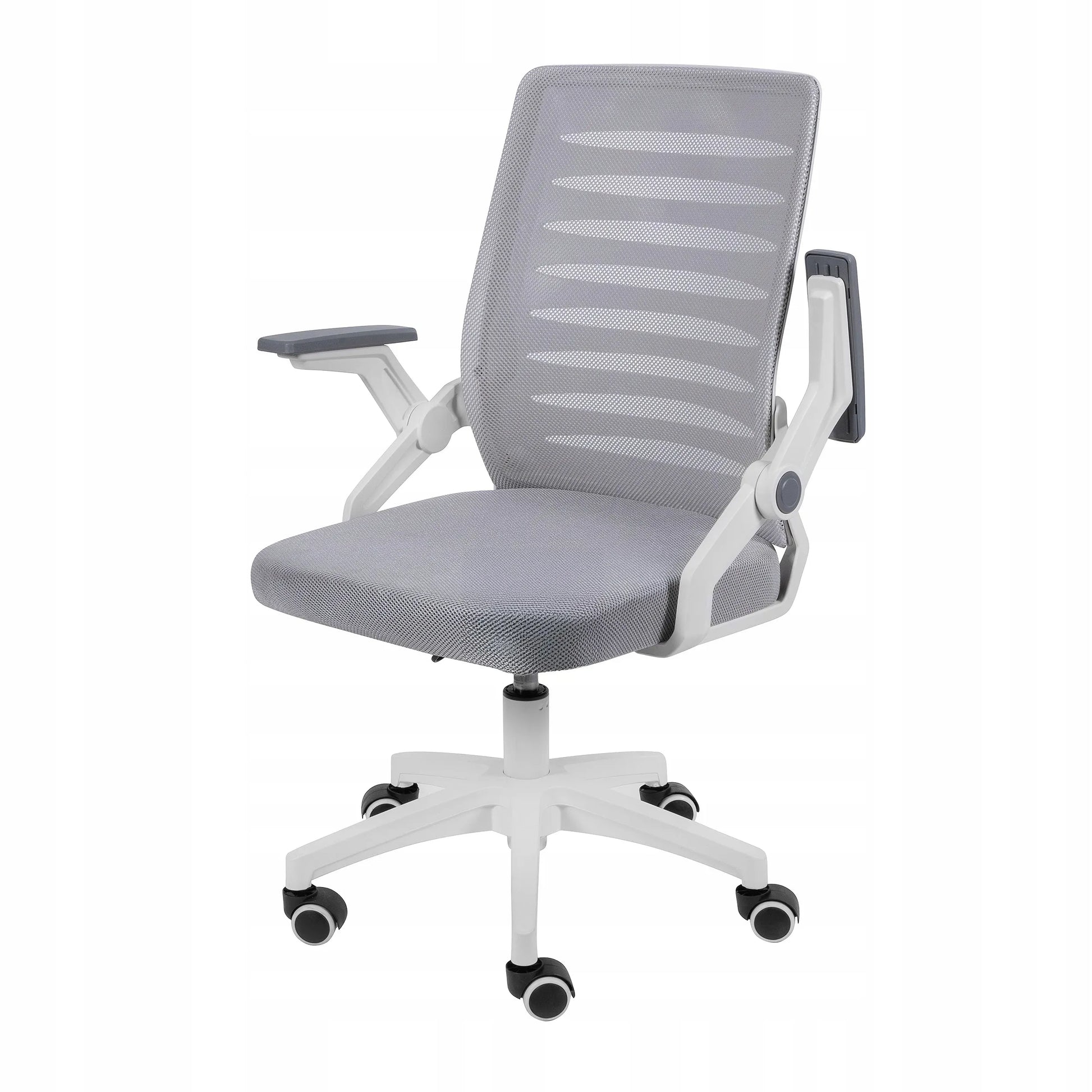 Ergonominė biuro kėdė KRAKEN Kredo su ratukais ir reguliavimu, pilka