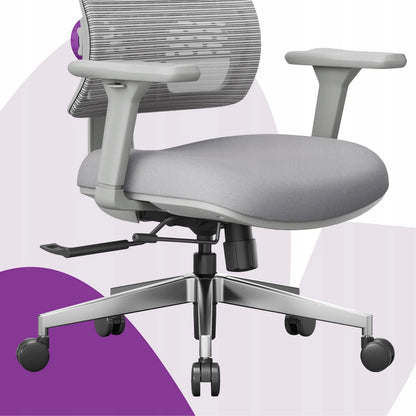 Ergonominė biuro kėdė Spacetronik Lumbo 11, pilka