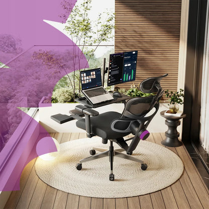 Ergonominė biuro kėdė Spacetronik Lumbo 11, pilka