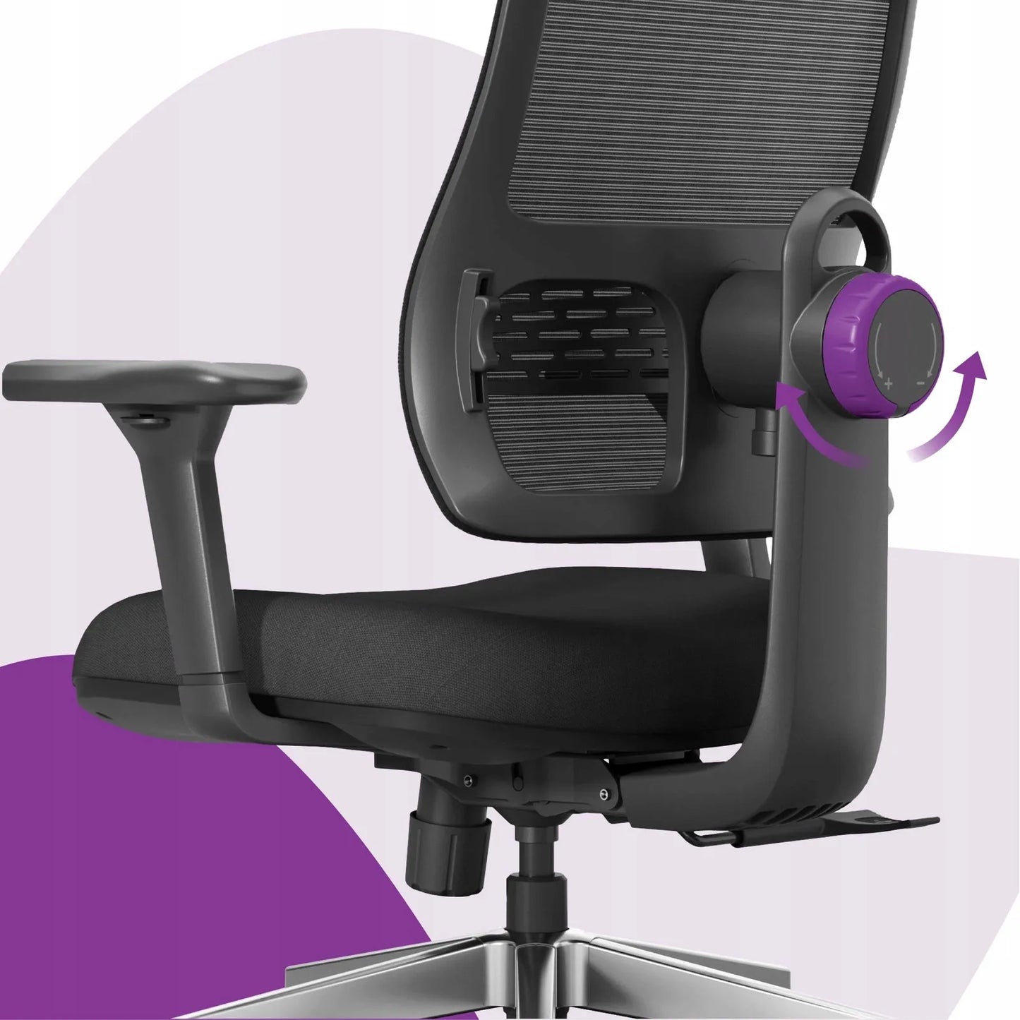Ergonominė biuro kėdė Spacetronik Lumbo su reguliavimo funkcijomis, 136 kg