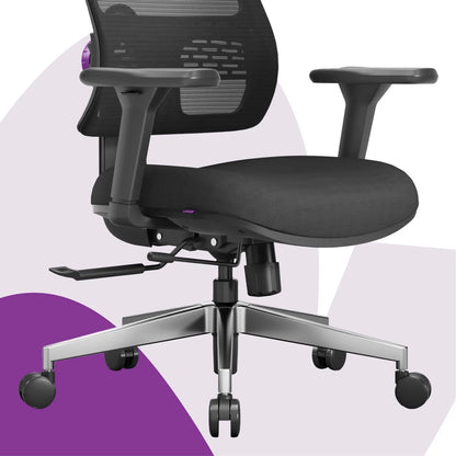 Ergonominė biuro kėdė Spacetronik Lumbo su reguliavimo funkcijomis, 136 kg
