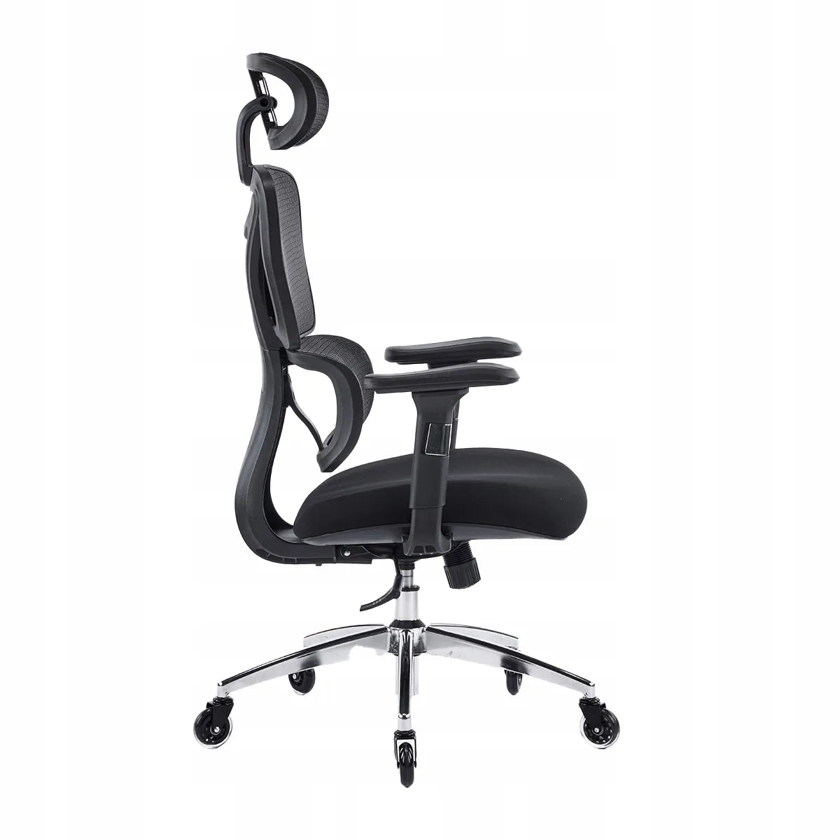 Ergonominė biuro kėdė Spacetronik Nero, pasukama, iki 150 kg, reguliuojama