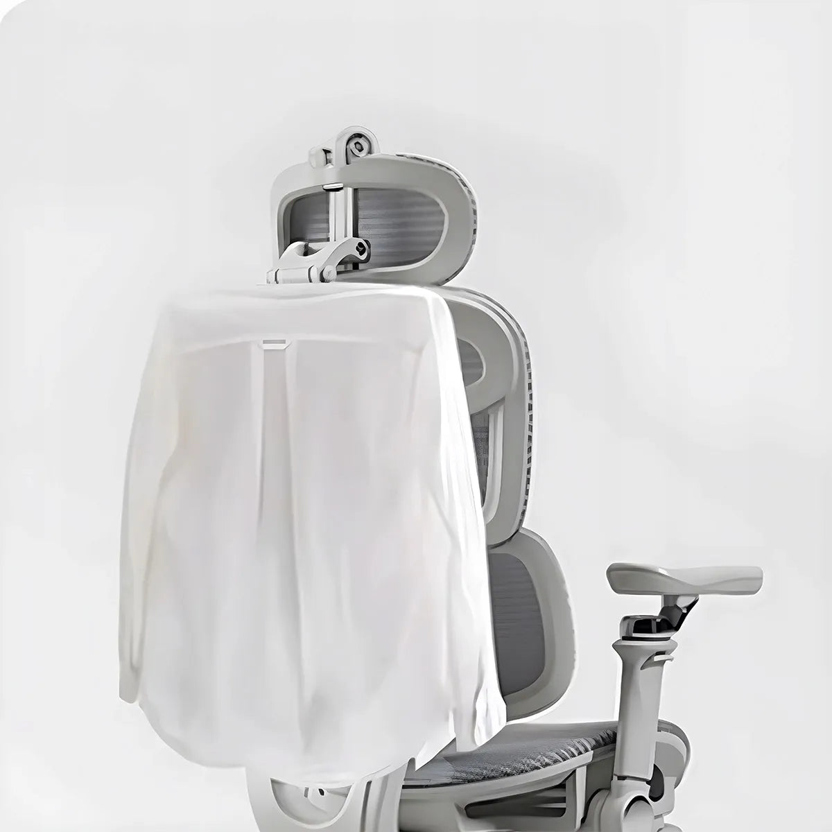 Ergonominė biuro kėdė Spacetronik Springo, pilka, su tinkleliu, reguliuojama