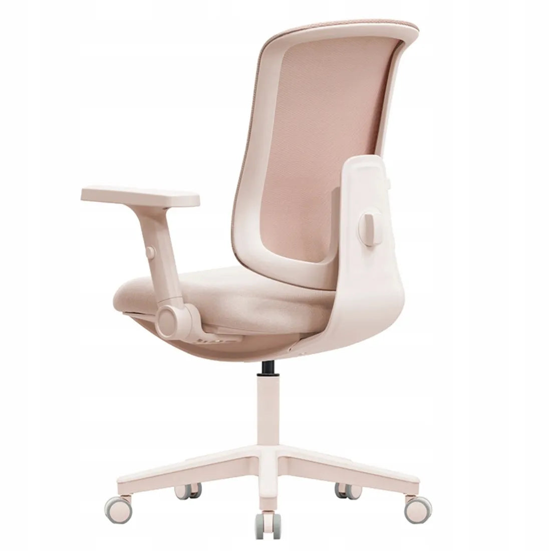 Ergonominė rožinė darbo kėdė Spacetronik Retto su reguliuojamu aukščiu 47-57 cm