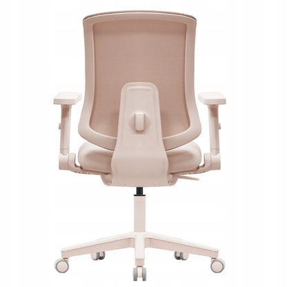 Ergonominė rožinė darbo kėdė Spacetronik Retto su reguliuojamu aukščiu 47-57 cm