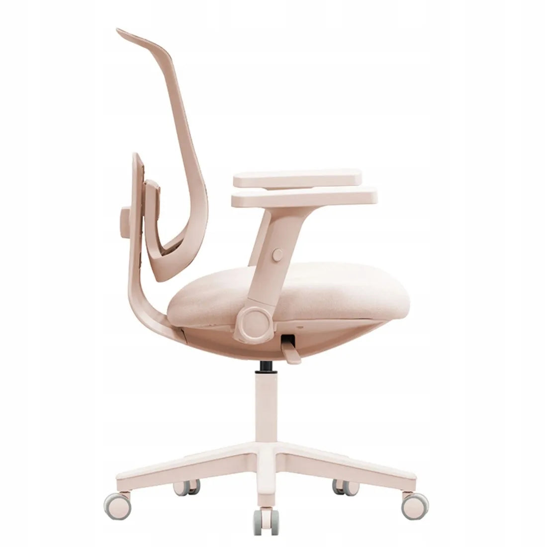 Ergonominė rožinė darbo kėdė Spacetronik Retto su reguliuojamu aukščiu 47-57 cm