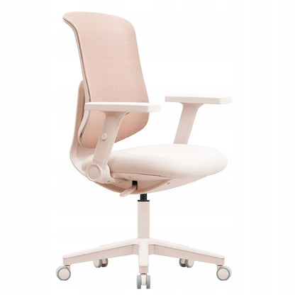 Ergonominė rožinė darbo kėdė Spacetronik Retto su reguliuojamu aukščiu 47-57 cm