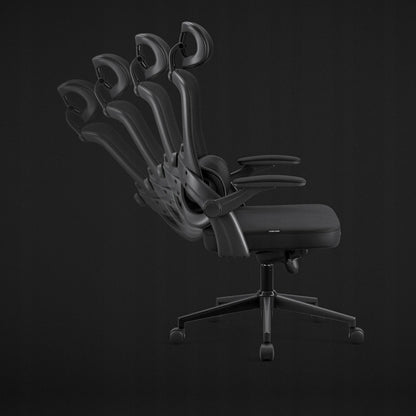Ergonomiška biuro kėdė „Diablo Chairs V-Light“, juoda