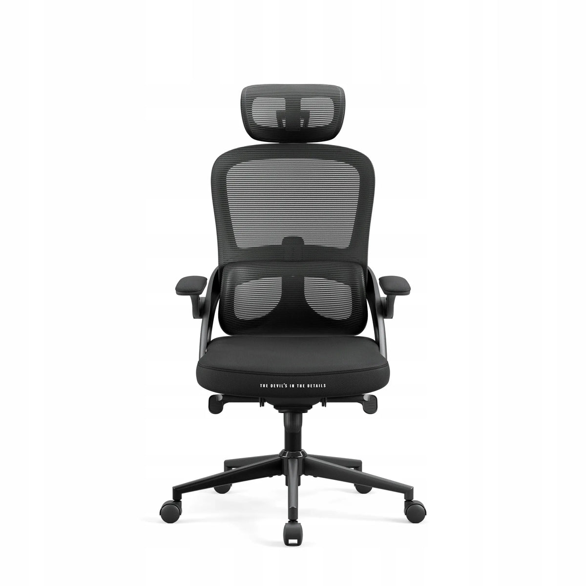 Ergonomiška biuro kėdė „Diablo Chairs V-Light“, juoda