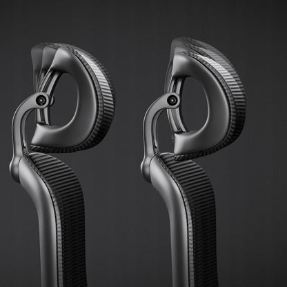 Ergonomiška biuro kėdė „Diablo Chairs V-Light“, juoda