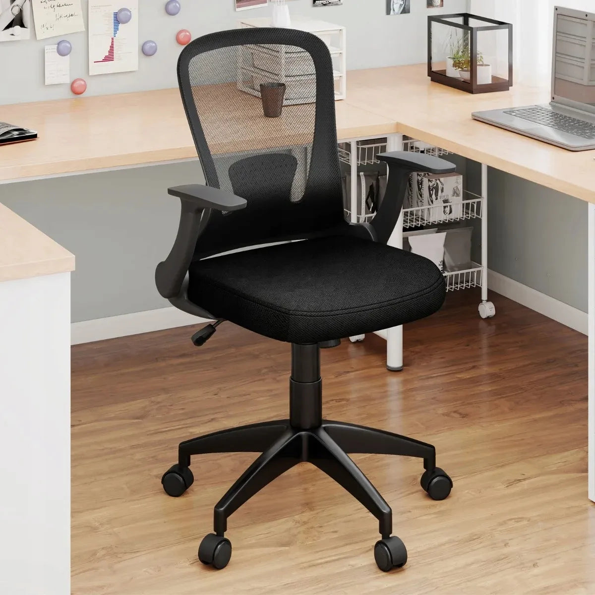Ergonomiška biuro kėdė su reguliuojamu atlošu