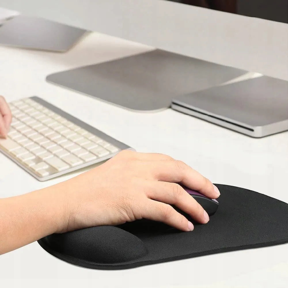 Ergonomiškas pelės kilimėlis su geliniu riešo atrama