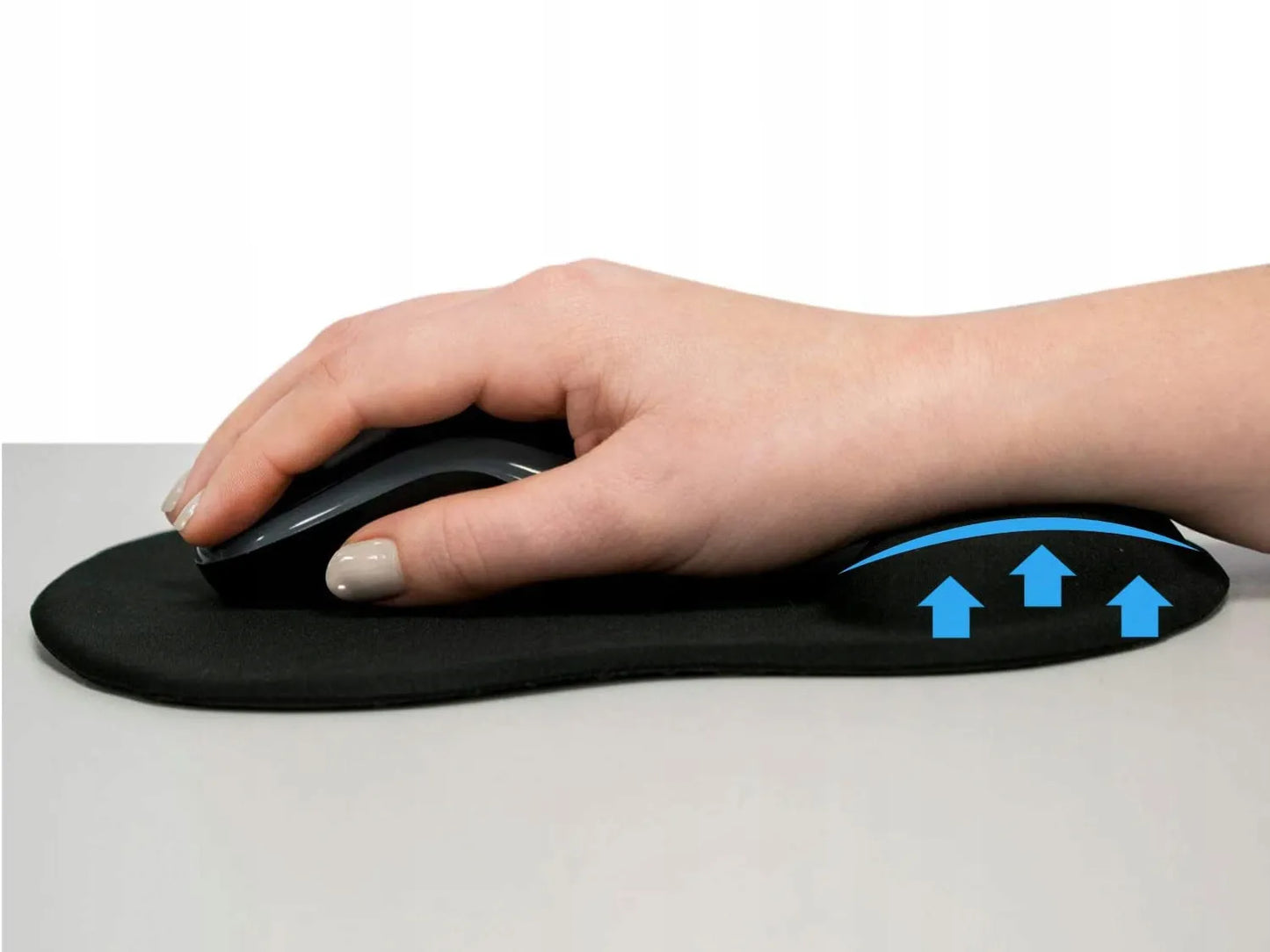 Ergonomiškas pelės kilimėlis su geliniu riešo atrama