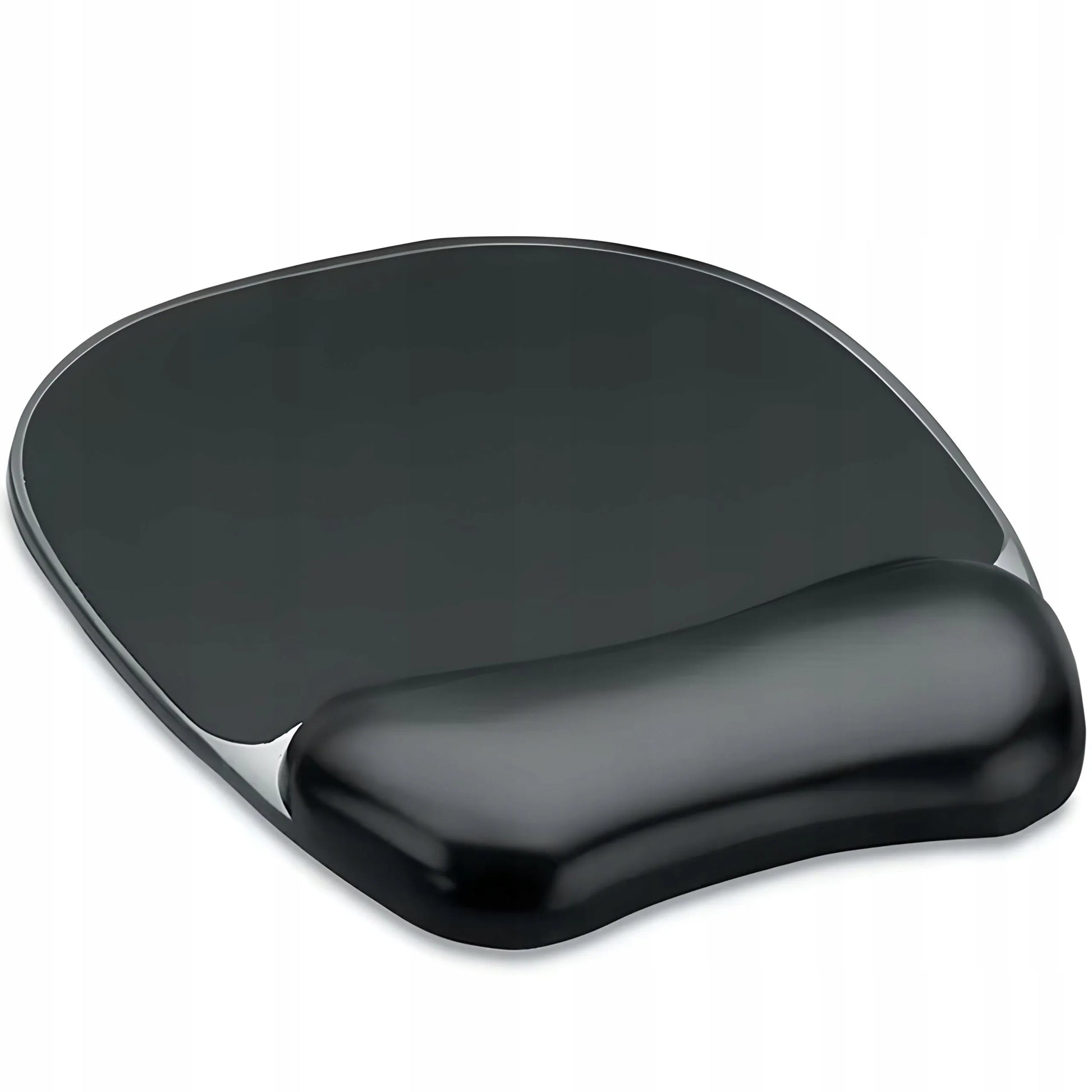 Ergonomiškas pelės kilimėlis su riešo atrama 20 x 23,5 cm, juodas