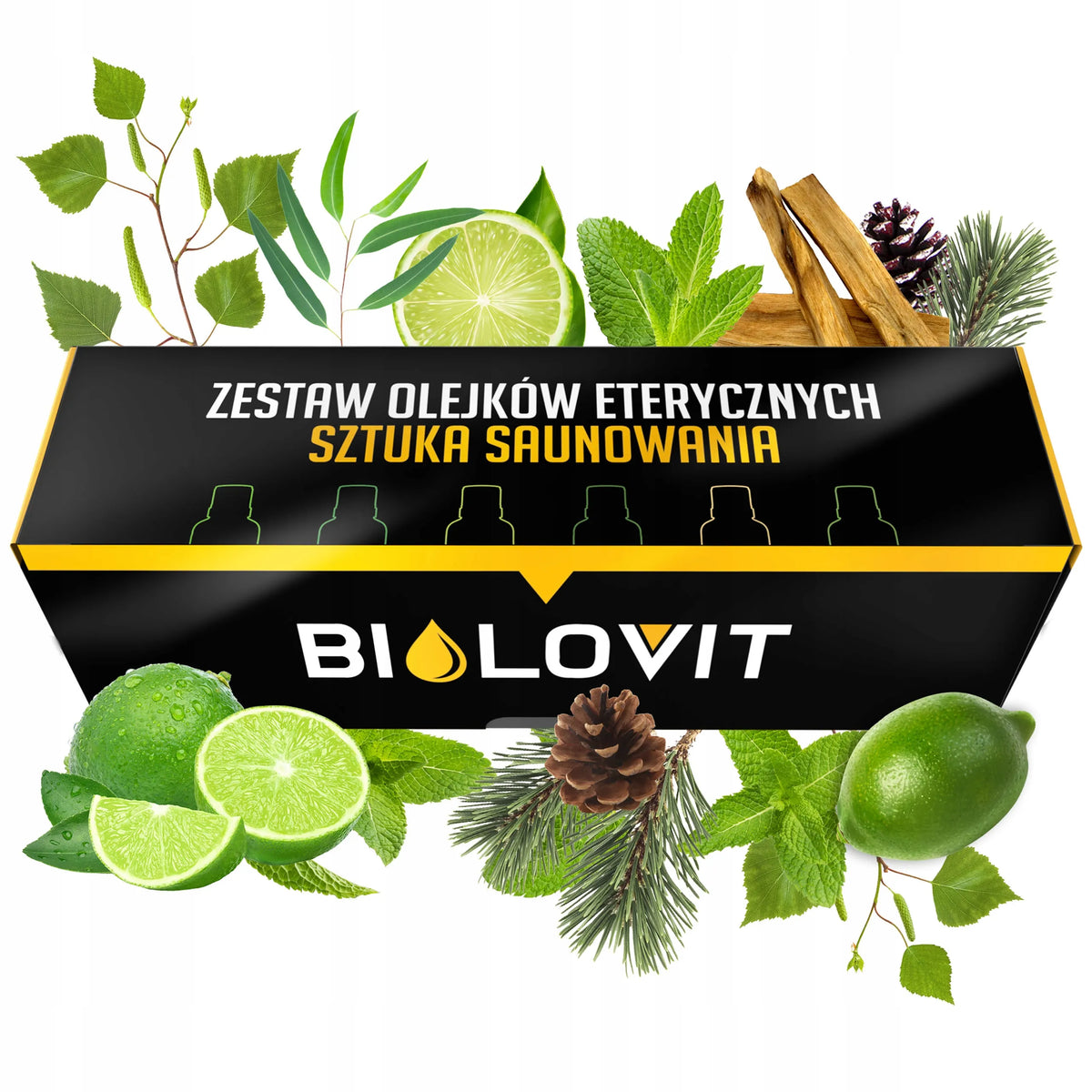 Eterinių aliejų rinkinys „Sztuka Saunowania“ Bilovit 6x10ml