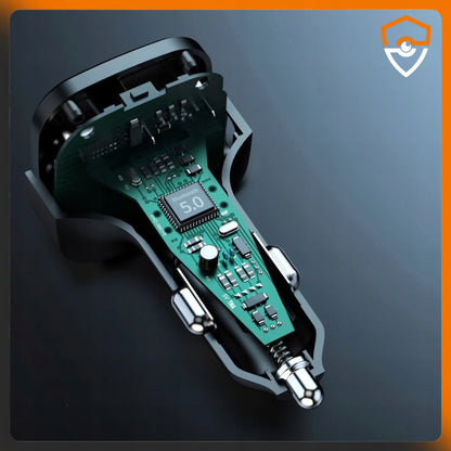 Eurolook RT-6 FM siųstuvas Bluetooth automobilinis MP3 grotuvas QC 3.0 USB įkroviklis laisvų rankų įranga