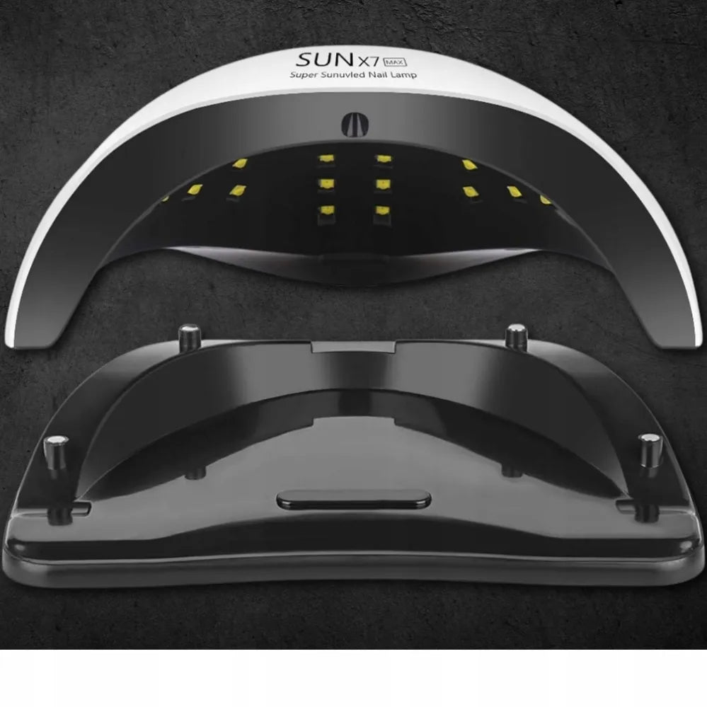 eVanda X7 MAX 220 W UV/LED nagų lempa hibridiniam lakui ir geliui su laikmačiu