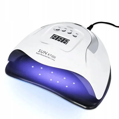 eVanda X7 MAX 220 W UV/LED nagų lempa hibridiniam lakui ir geliui su laikmačiu