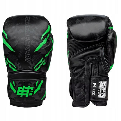 Extreme Hobby Black Panther bokso pirštinės, juodos, 14 oz