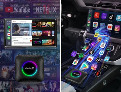 Belaidis adapteris Carlinkit Tbox 4/64 GB CarPlay Android Auto