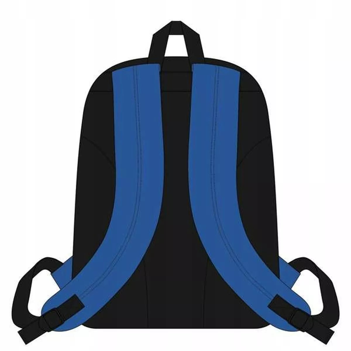 Mokyklos kuprinė Sonic vieno skyriaus didelė talpi 42x32x12 cm