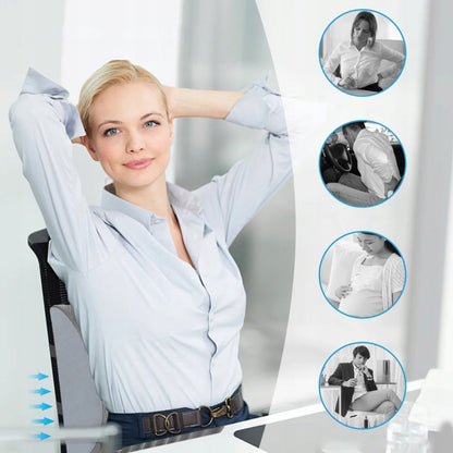 Elastingas kaklo ir nugaros masažuoklis-tempiklis