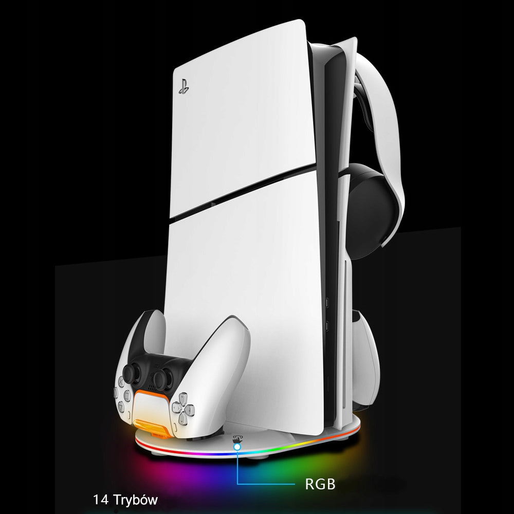 RGB įkrovimo stotelės stovas Sony PlayStation PS5 Slim / PS5 Pro