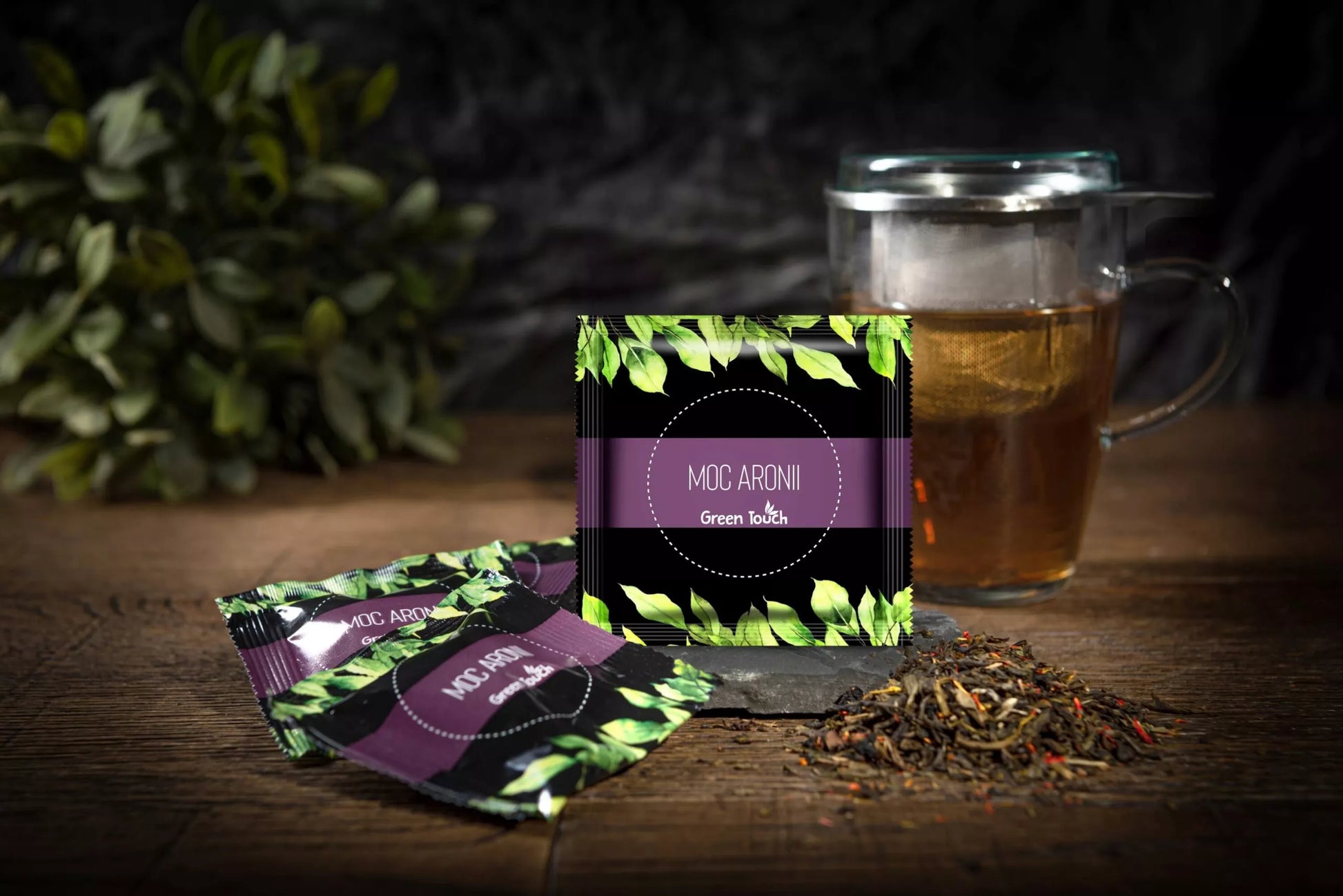 Arbatos rinkinys 100 pakelių Green Touch lapų