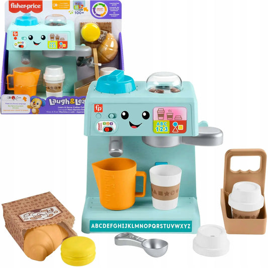 „Fisher-Price“ edukacinis interaktyvus kavos aparatas su šviesos ir garso efektais