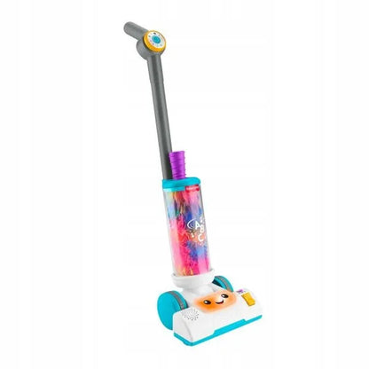 „Fisher-Price“ „Mokykis ir juokis!“ žaislinis dulkių siurblys mažyliams 2 viename