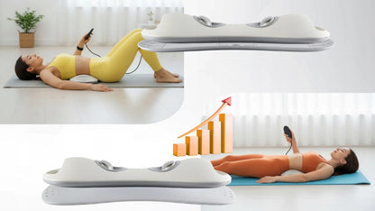 Fit4Med nugaros ir juosmens masažuoklis su EMS ir tempimo funkcija