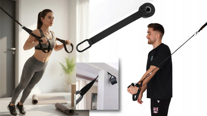 Fit4Med TRX CrossFit treniruočių diržai, reguliuojami 35-163 lbs