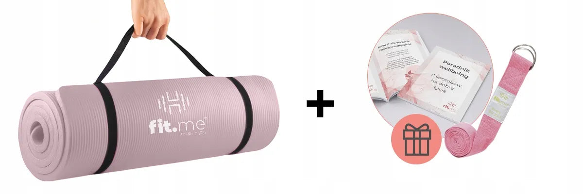 Fit.Me jogos kilimėlis – minkštas, 1,5 cm storio, treniruočių fitneso kilimėlis