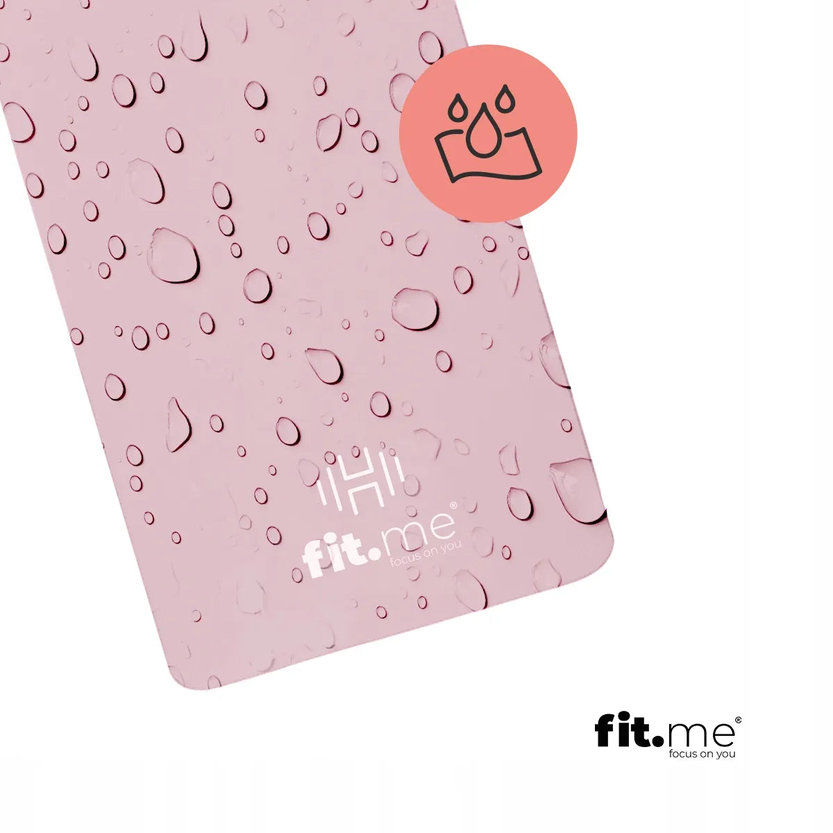 Fit.Me jogos kilimėlis – minkštas, 1,5 cm storio, treniruočių fitneso kilimėlis