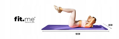 Fit.Me NBR mankštos kilimėlis jogai ir fitnesui 1,5 cm, violetinis