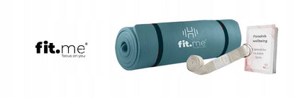 Fit.Me NBR sportinis kilimėlis jogai ir fitnesui, minkštas, storas 1,5 cm