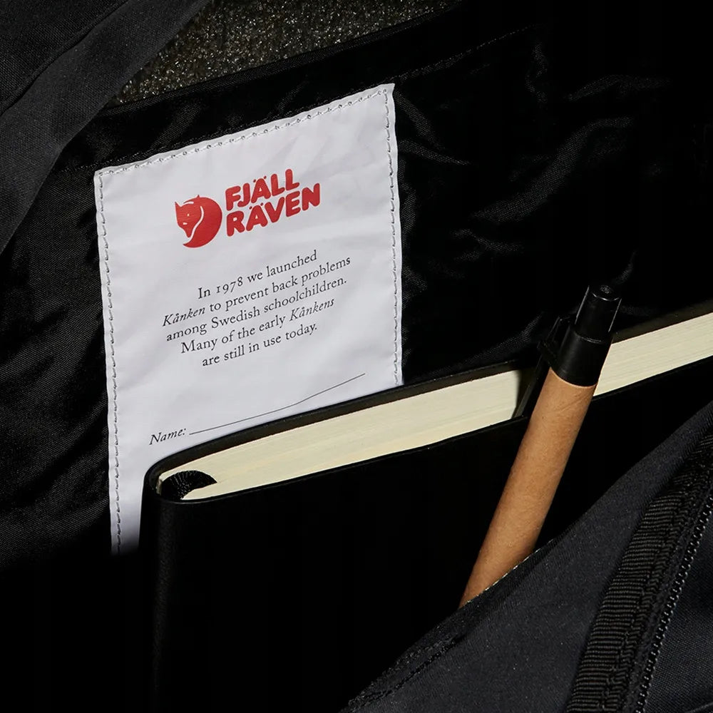 Fjällräven Kånken Original juoda miesto kuprinė