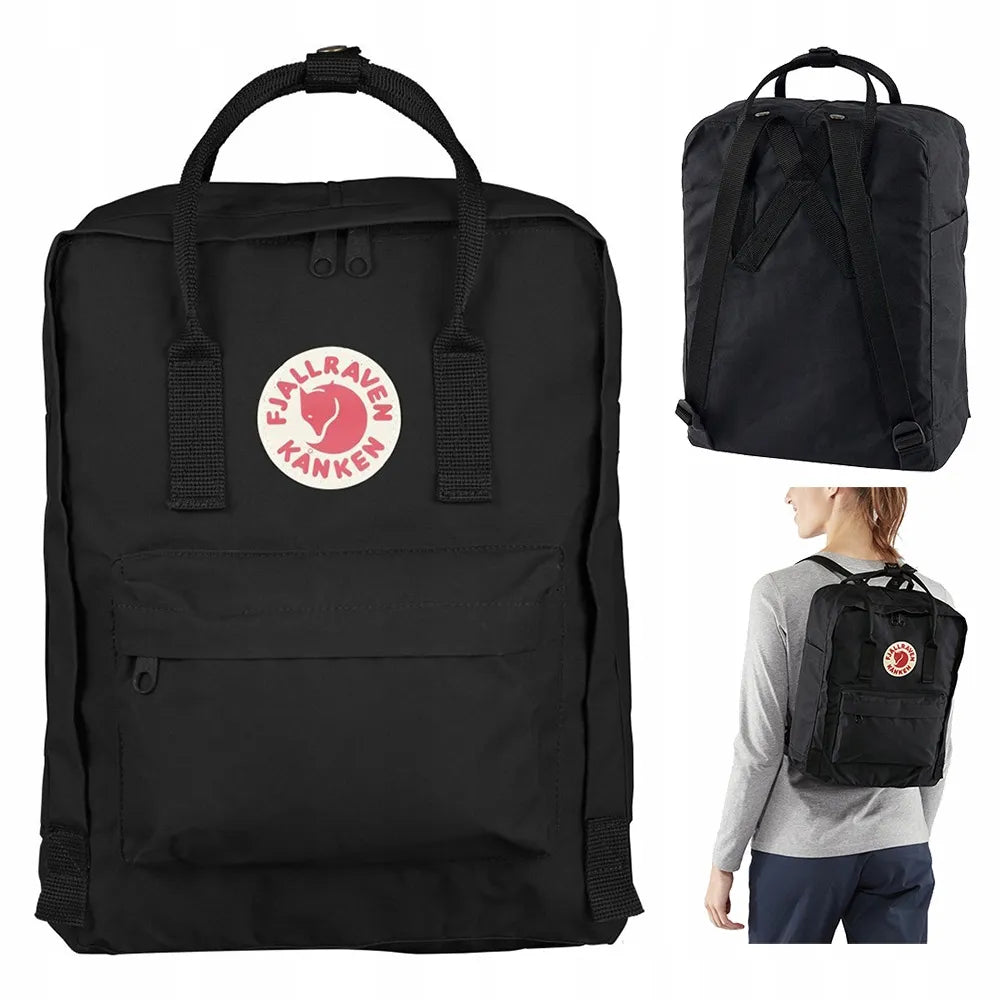 Fjällräven Kånken Original juoda miesto kuprinė