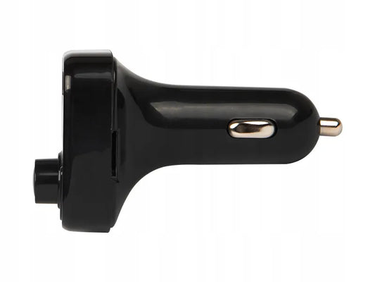 FM „Bluetooth“ siųstuvas, automobilinis įkroviklis, USB rinkinys, MP3, 2x USB, CVC