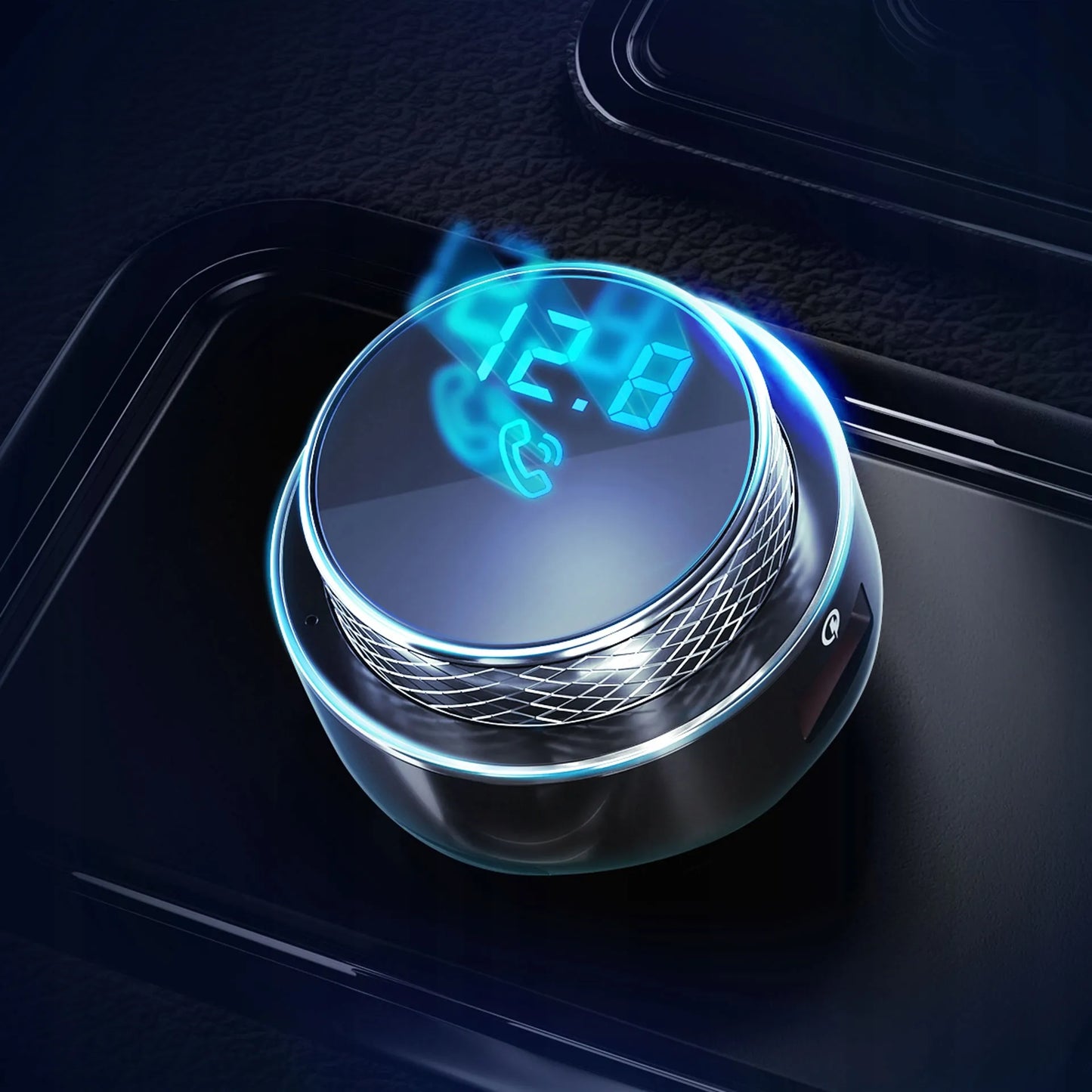 FM siųstuvas 3mk Hyper Car Bluetooth, 30W įkroviklis, laisvų rankų įranga