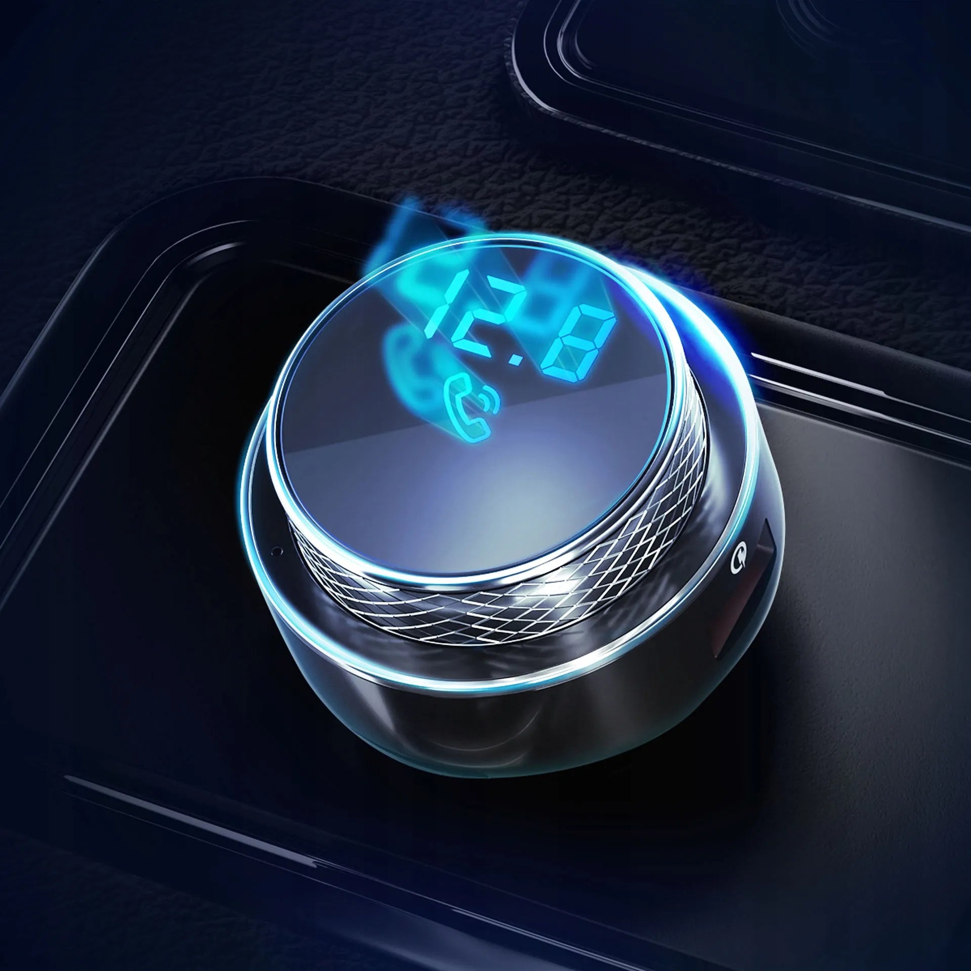 FM siųstuvas 3mk Hyper Car Bluetooth, 30W įkroviklis, laisvų rankų įranga