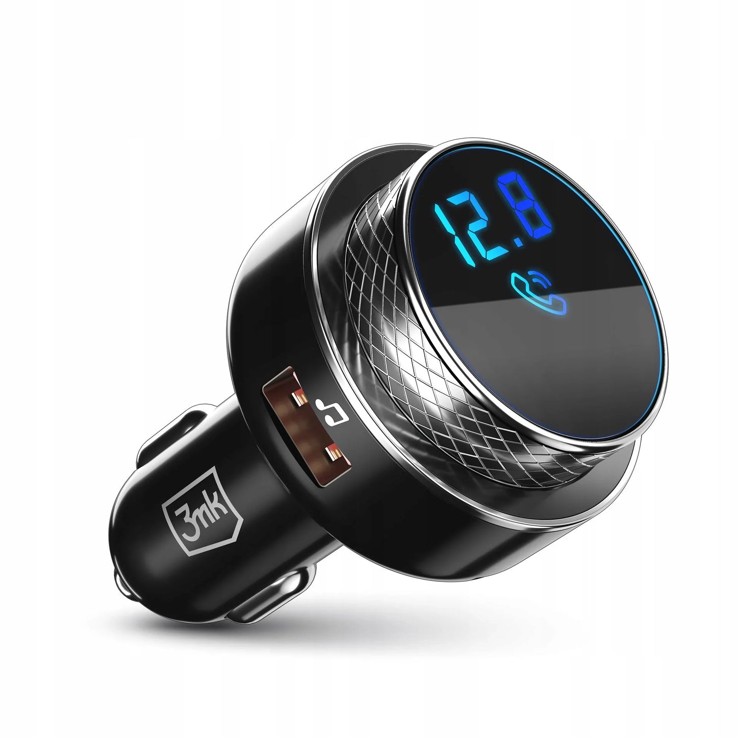 FM siųstuvas 3mk Hyper Car Bluetooth, 30W įkroviklis, laisvų rankų įranga